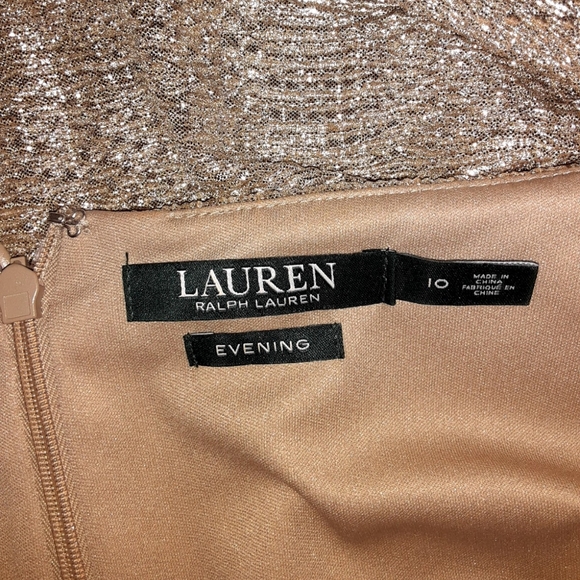 Golden Ralph Lauren Evening Dress - Picture 5 of 7